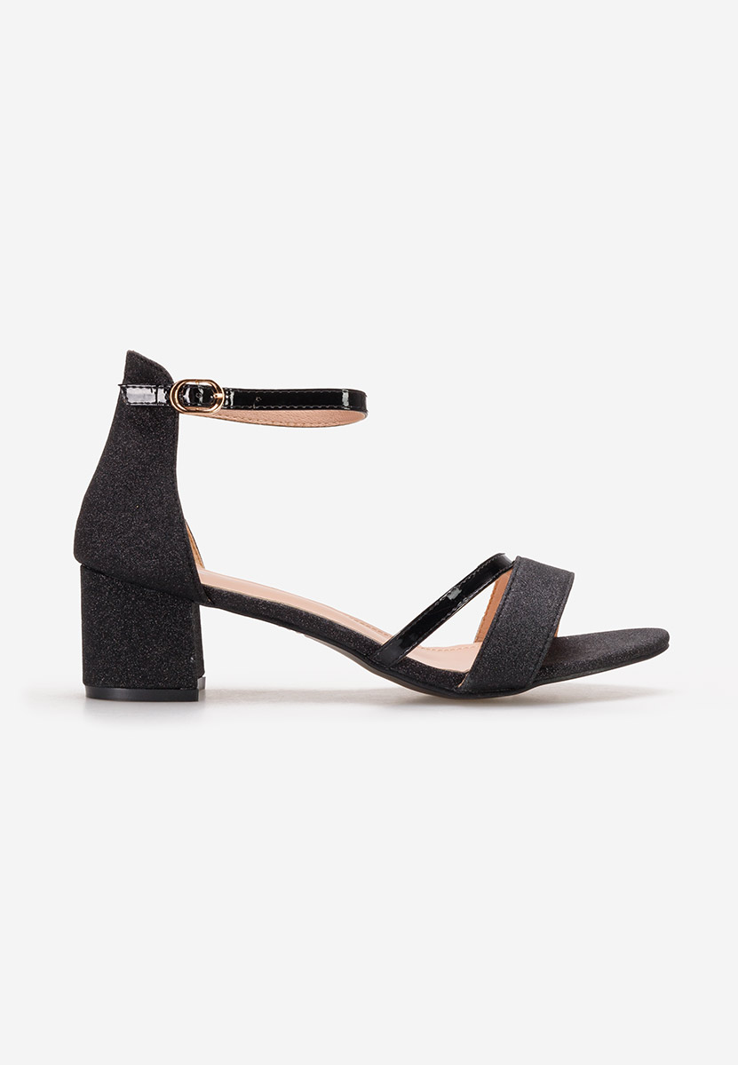 Černé dámské elegantní sandály Malena V5