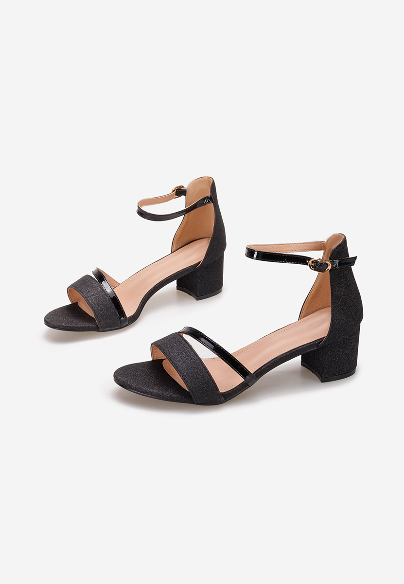 Černé dámské elegantní sandály Malena V5