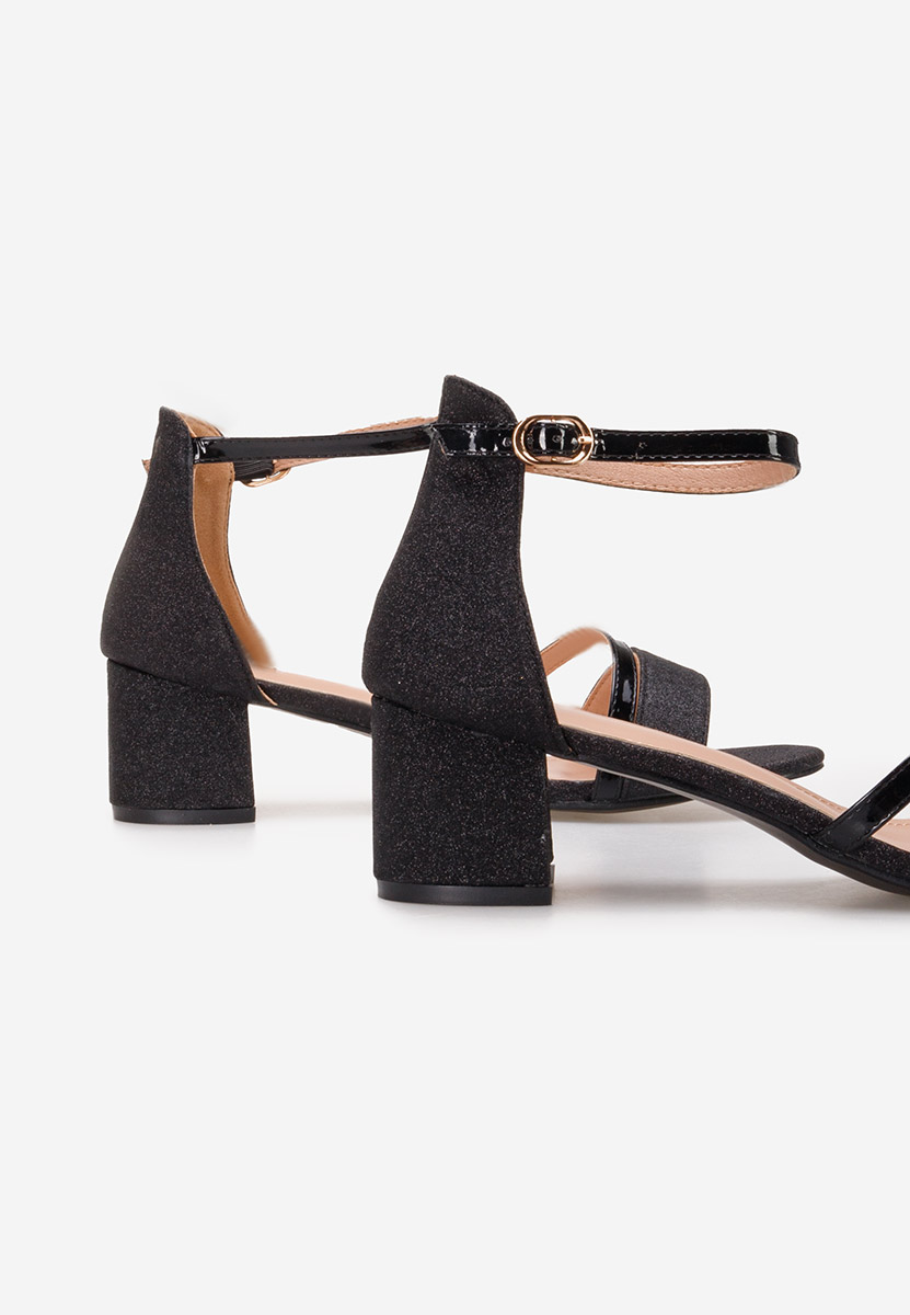 Černé dámské elegantní sandály Malena V5