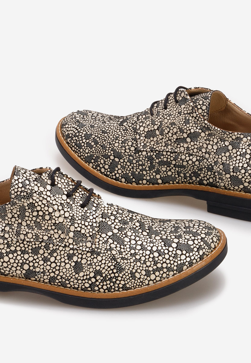 Viacfarebné kožené derby dámske Otivera V16