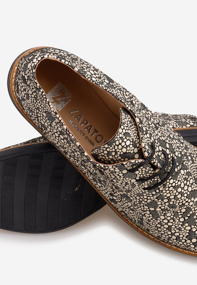 Viacfarebné kožené derby dámske Otivera V16