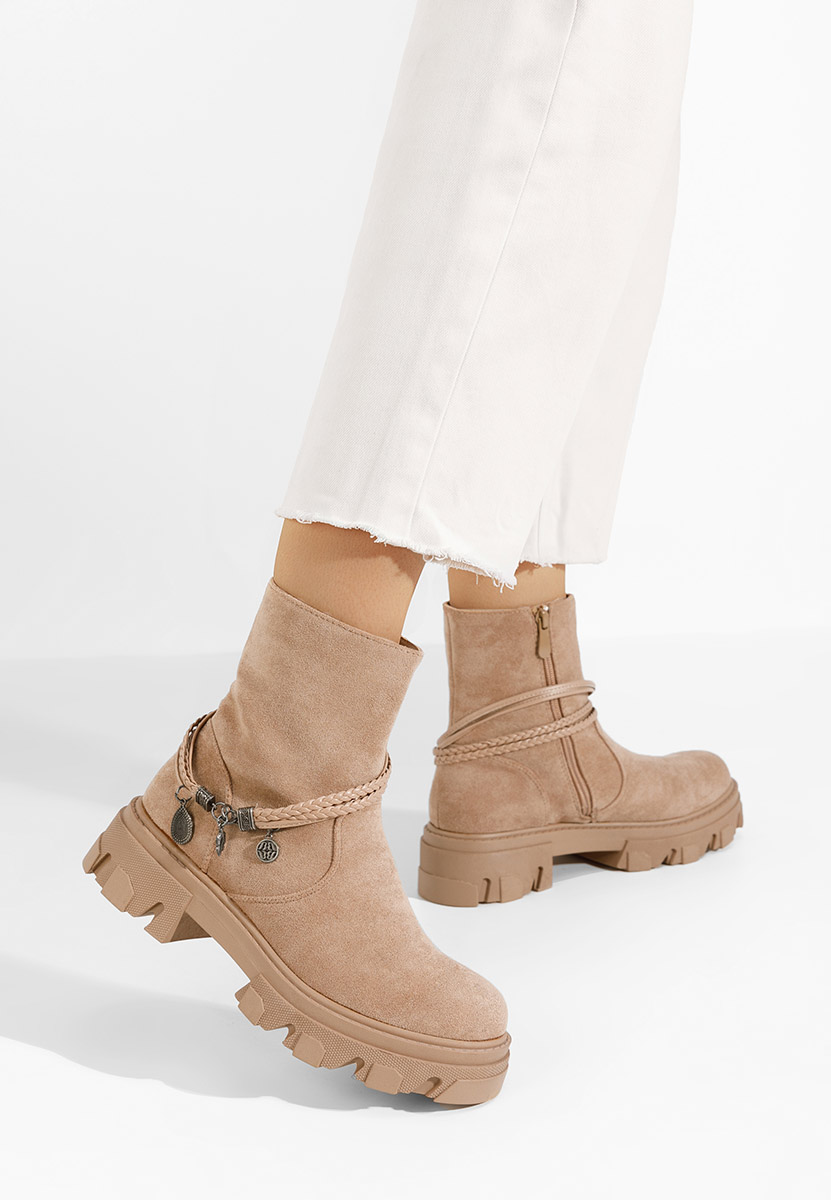 Khaki dámské kotníkové boty Diadora