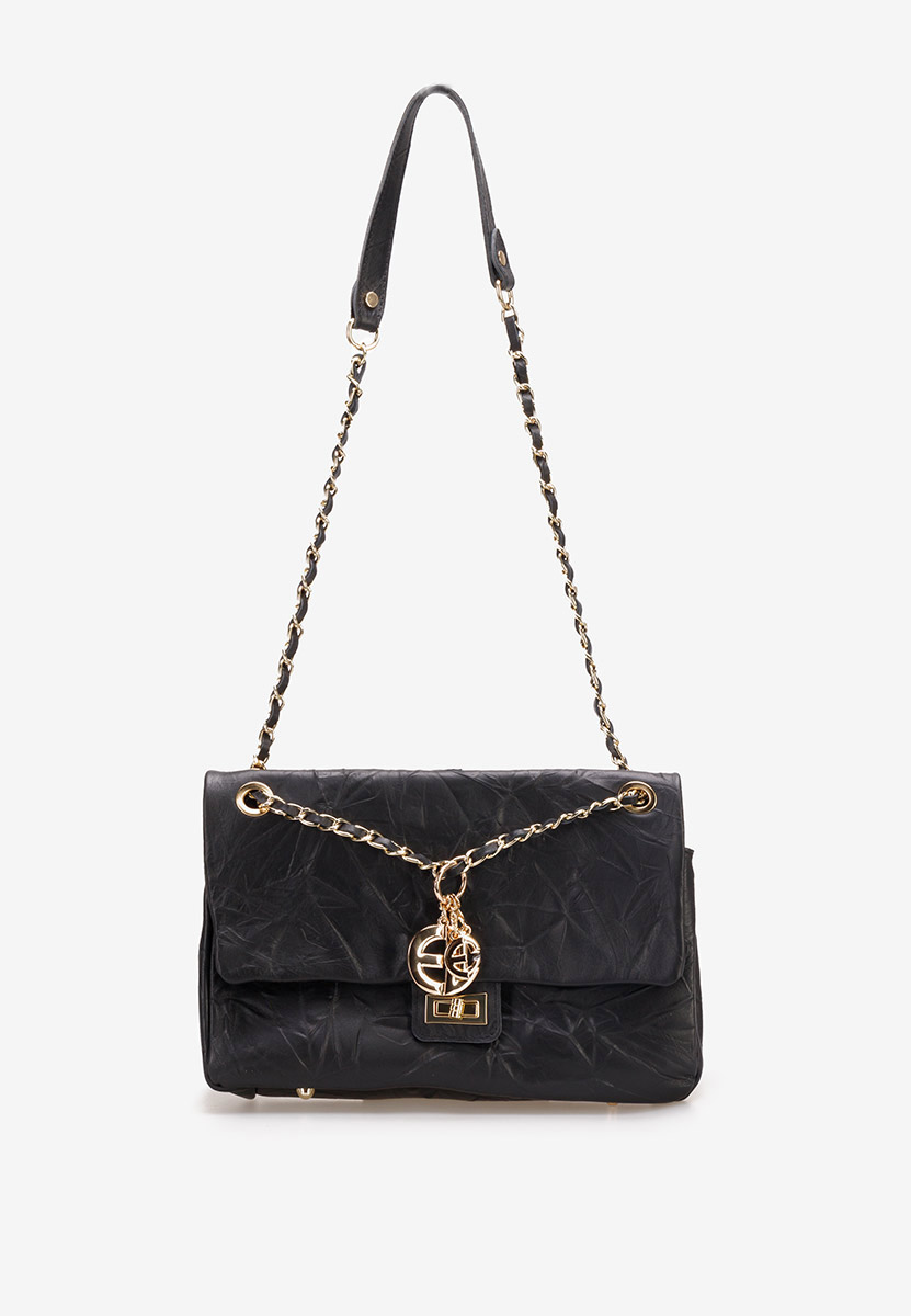 Černá ramenní kabelka Zerateia