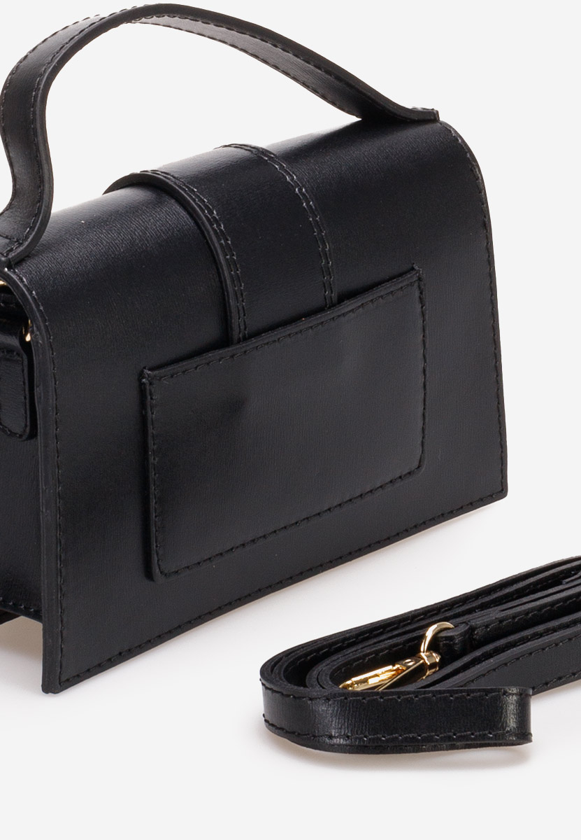 Černá ramenní kabelka Kanthea