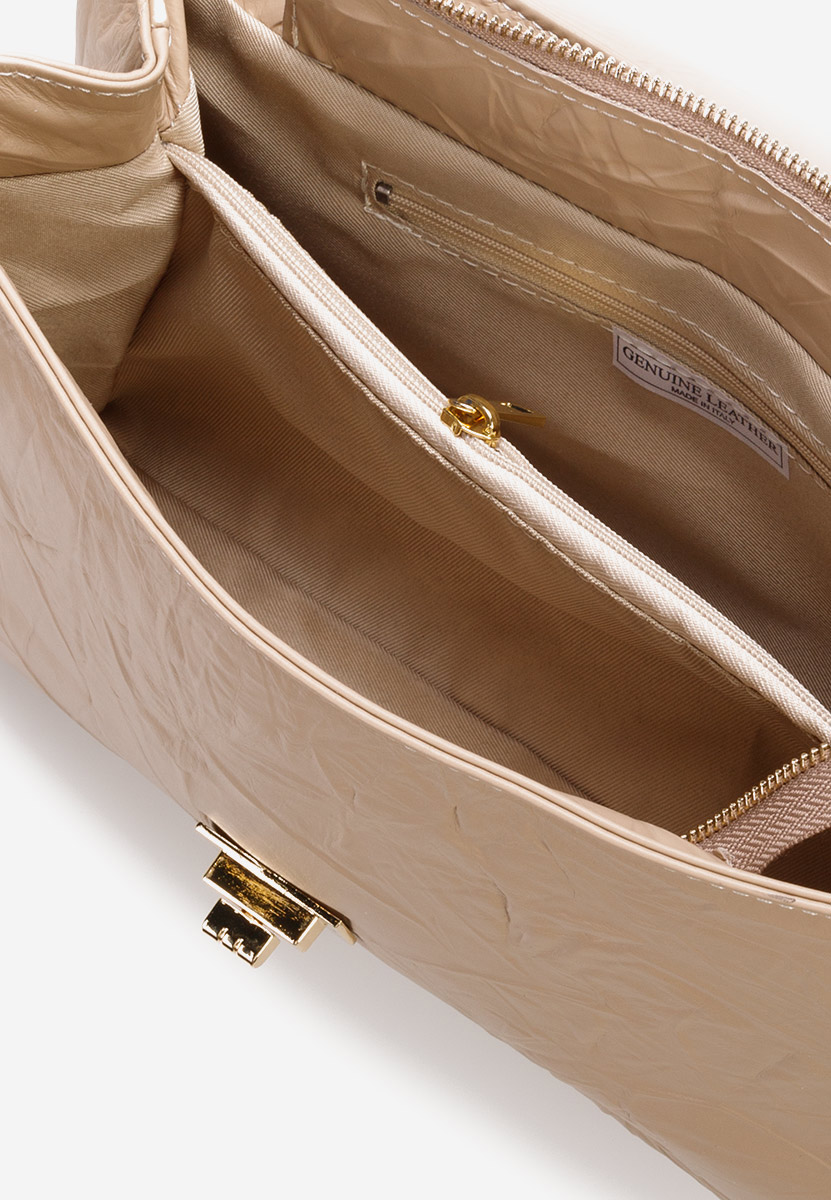 Béžové ramenní kabelka Zerateia