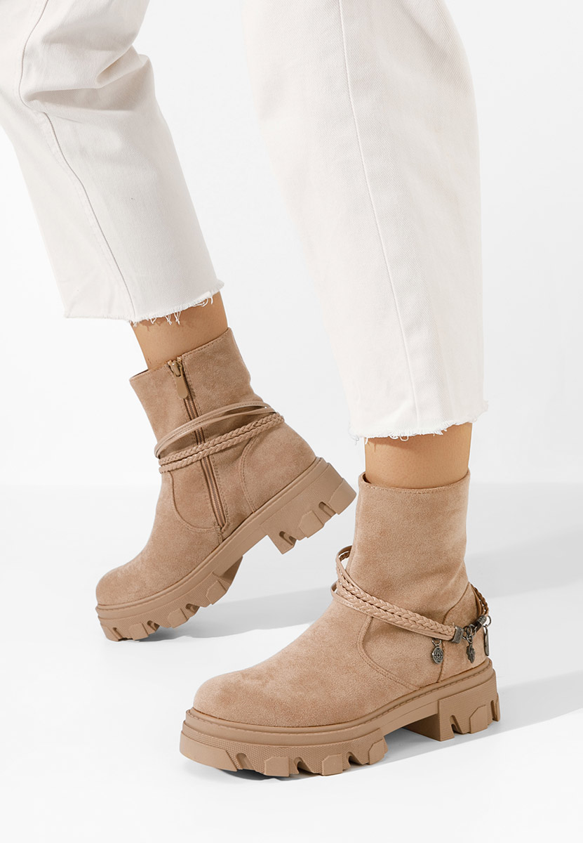 Khaki dámské kotníkové boty Diadora