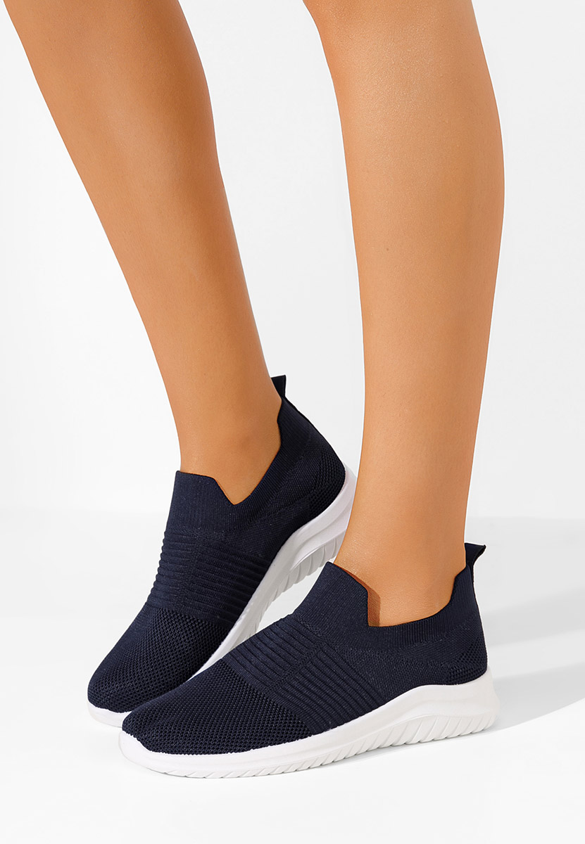 Tmavě modré slip on tenisky Emelia