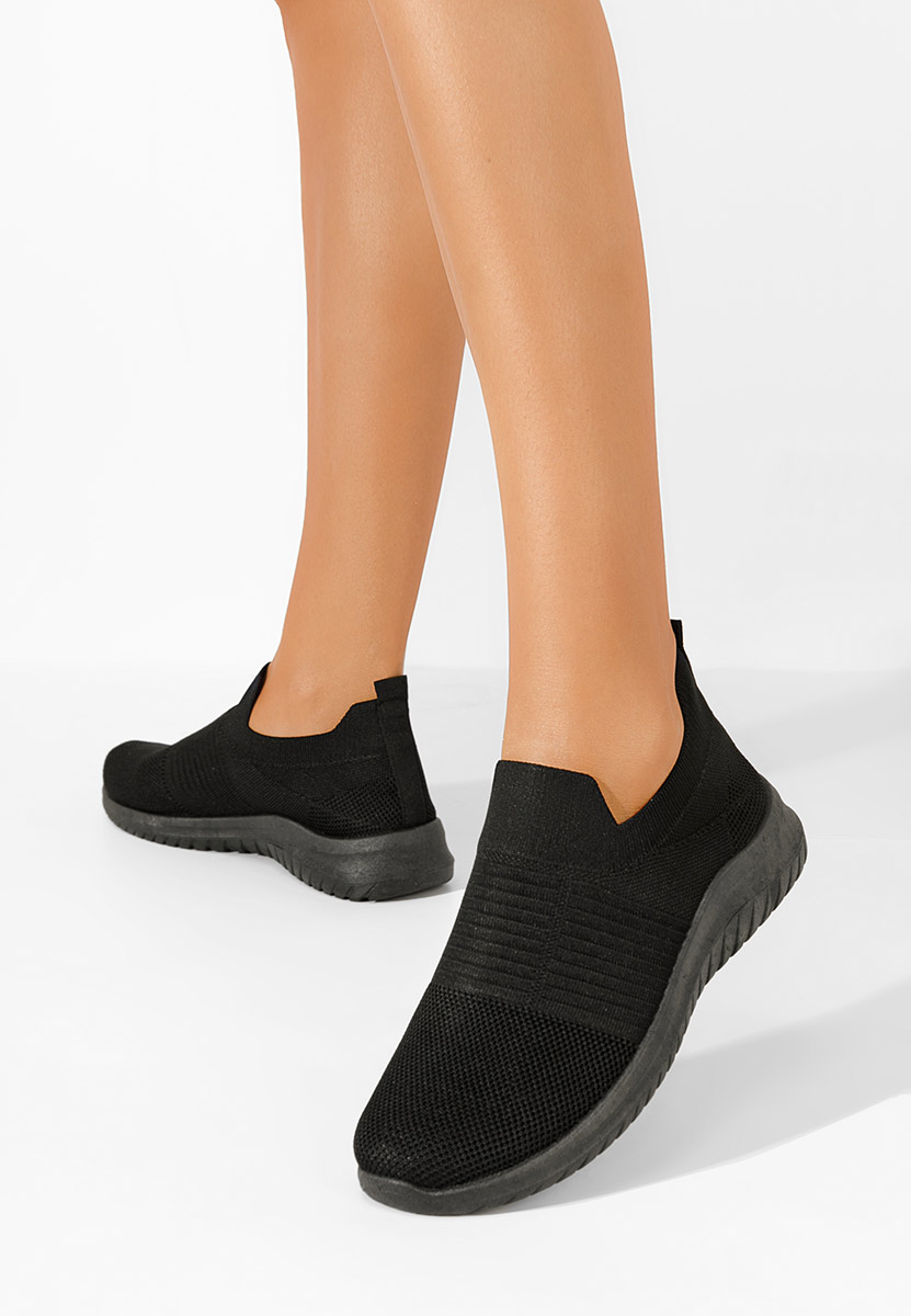 Černé slip on tenisky Emelia