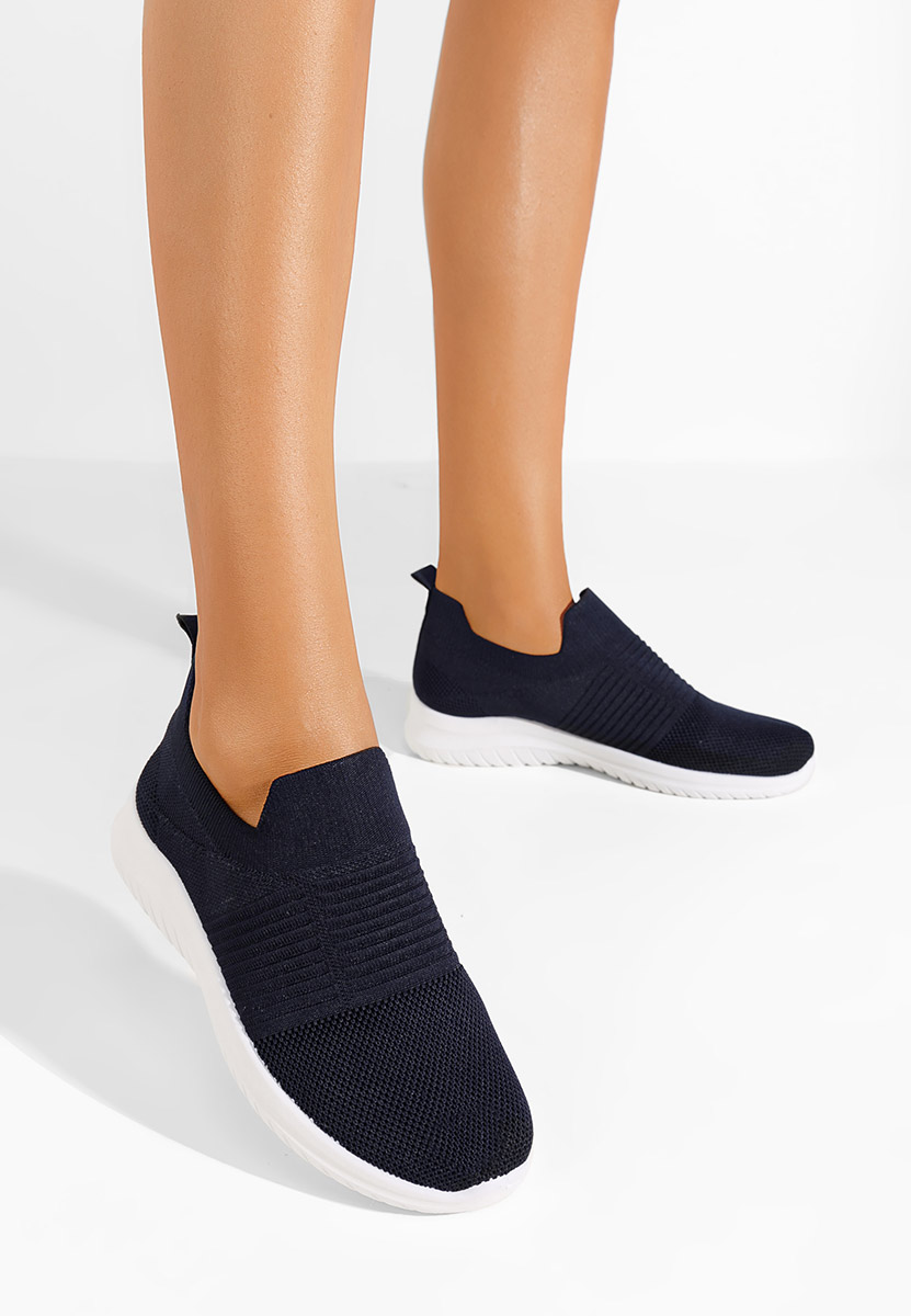 Tmavě modré slip on tenisky Emelia