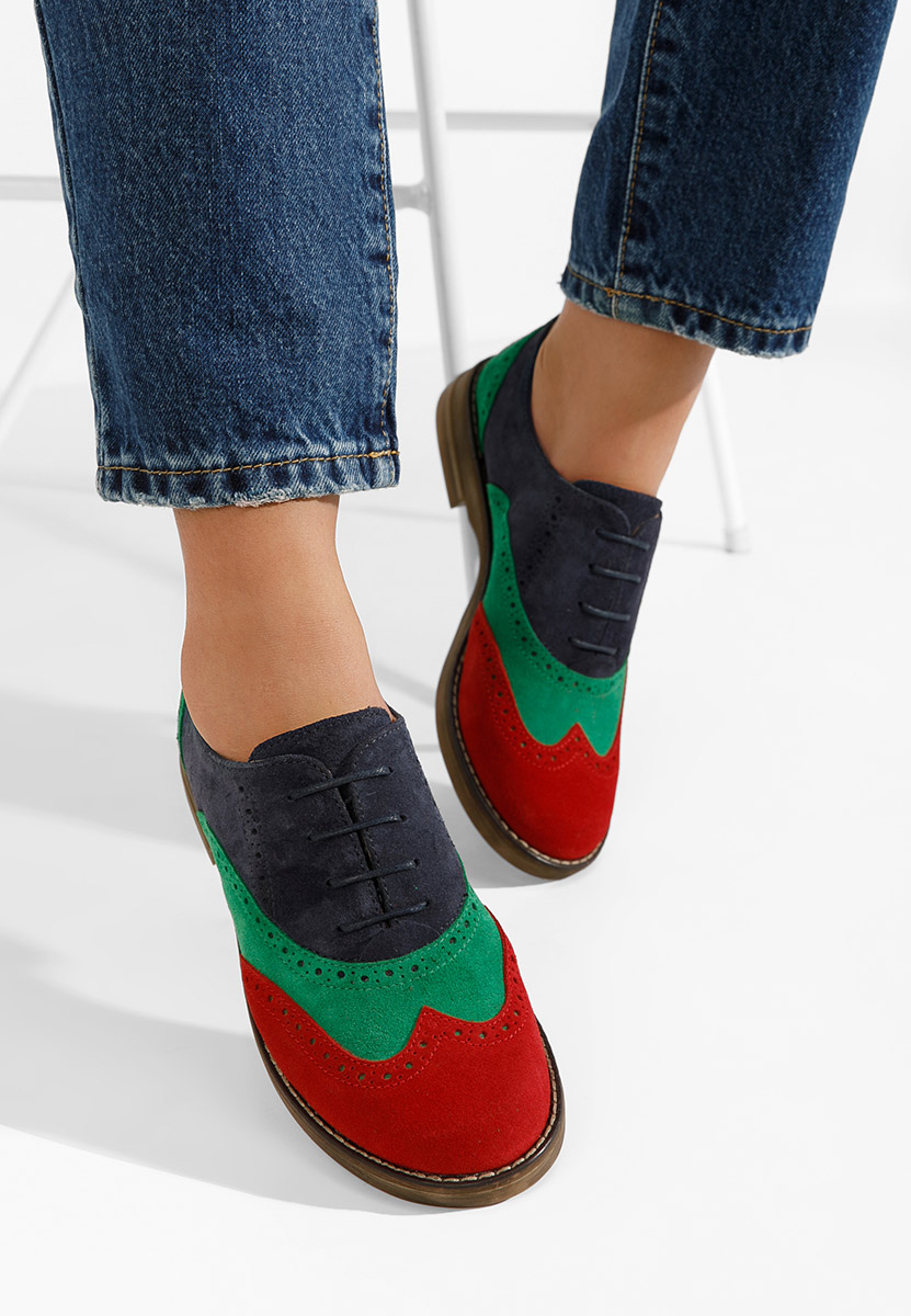 Viacfarebné dámské brogue obuv Emily V4 Viacfarebné dámské brogue obuv Emily V4