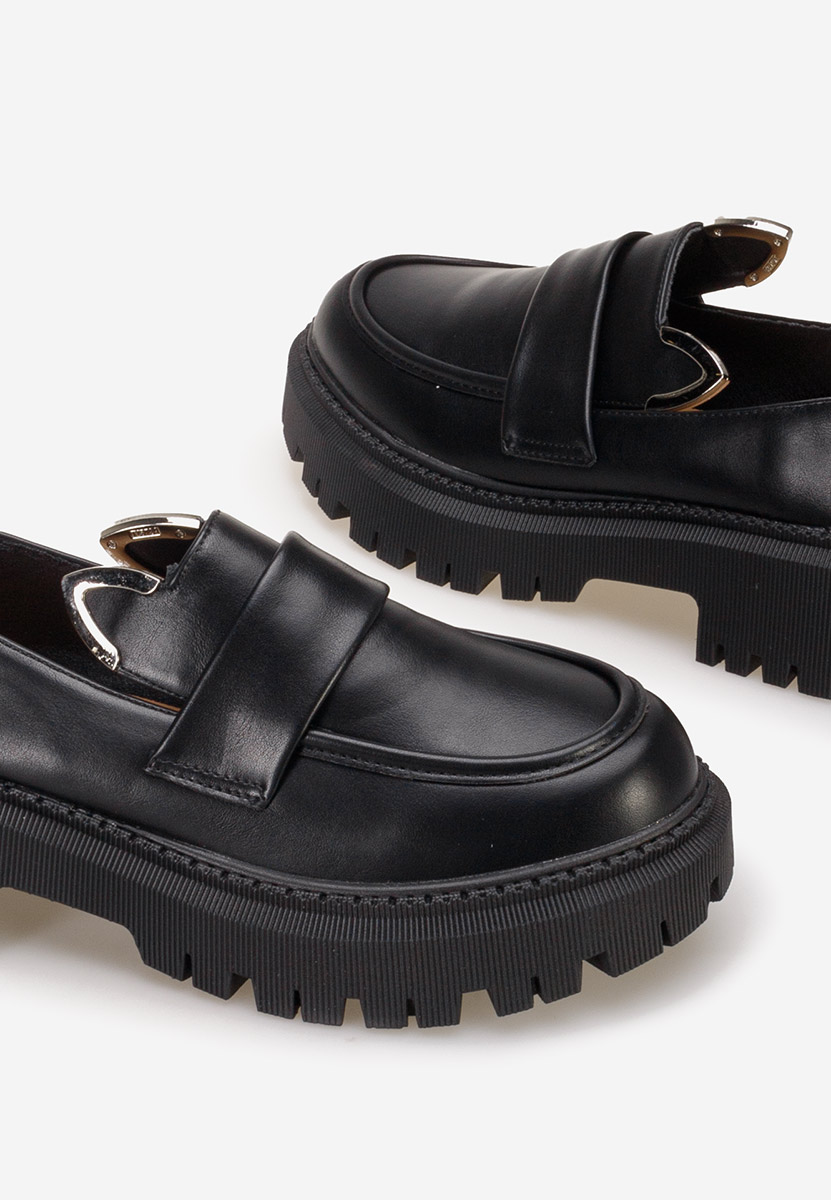 Černé mokasíny dámské Desiara