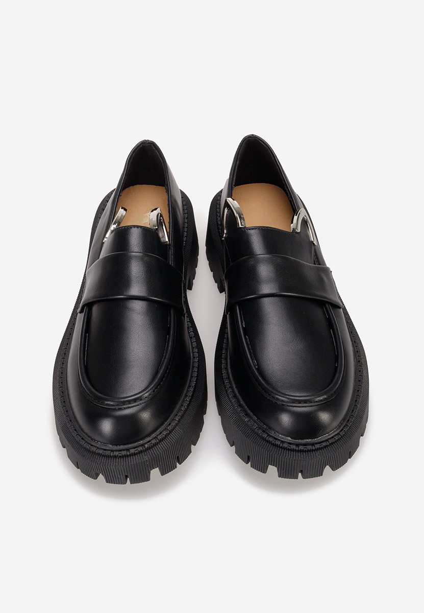Černé mokasíny dámské Desiara