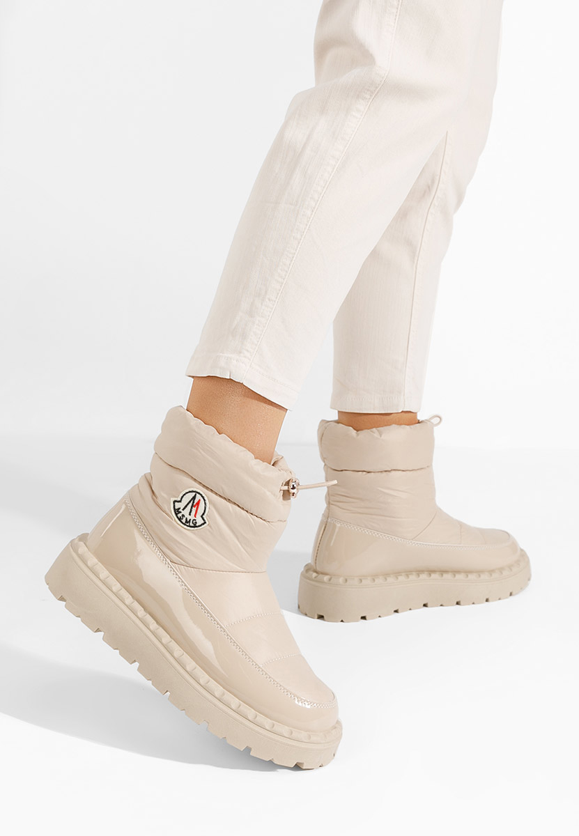 Khaki dámské zimní boty Astuvia V2