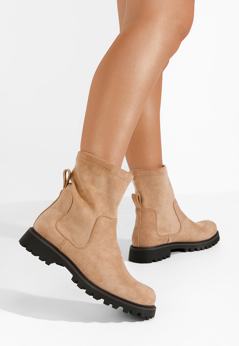 Khaki dámské kotníková obuv Javana