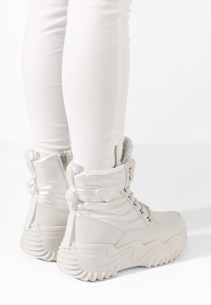 Béžové zimní tenisky dámské Nalonia