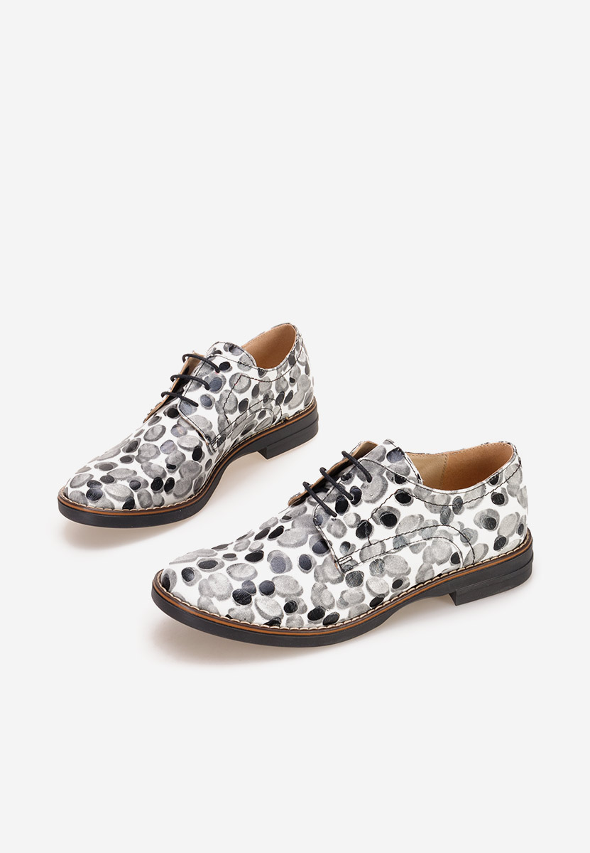 Viacfarebné kožené derby dámske Otivera V17