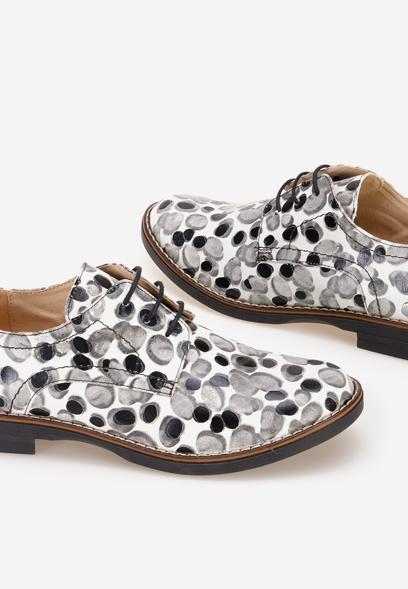 Viacfarebné kožené derby dámske Otivera V17