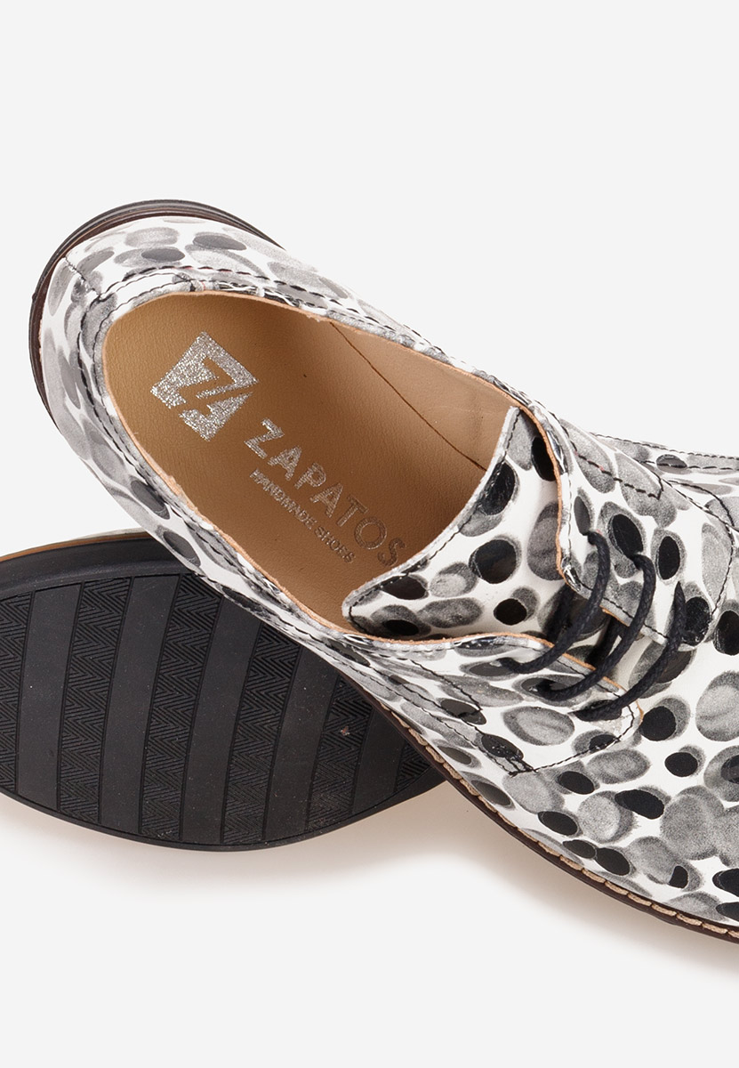 Viacfarebné kožené derby dámske Otivera V17