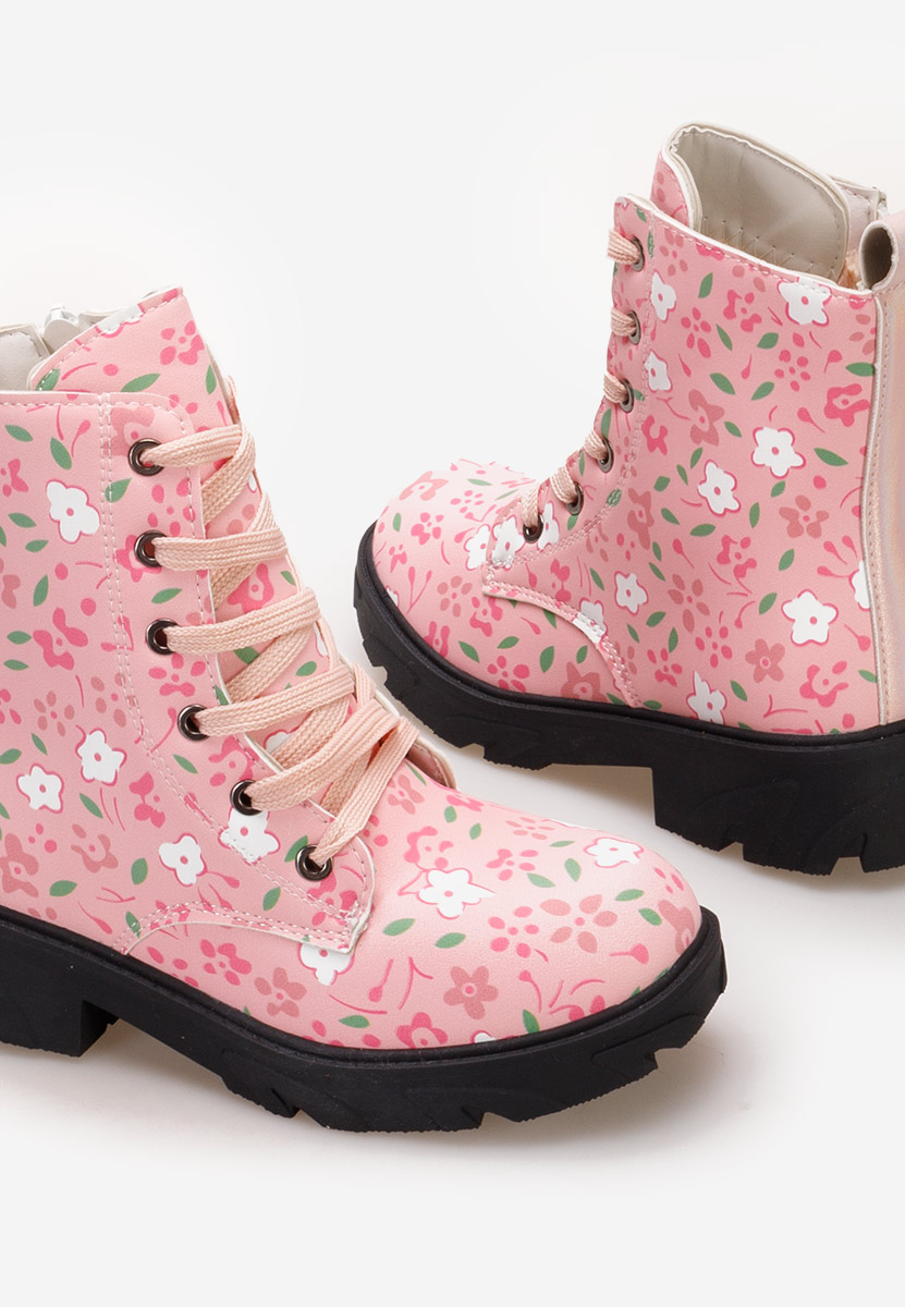 Ružové dívčí kotníkové boty Melody