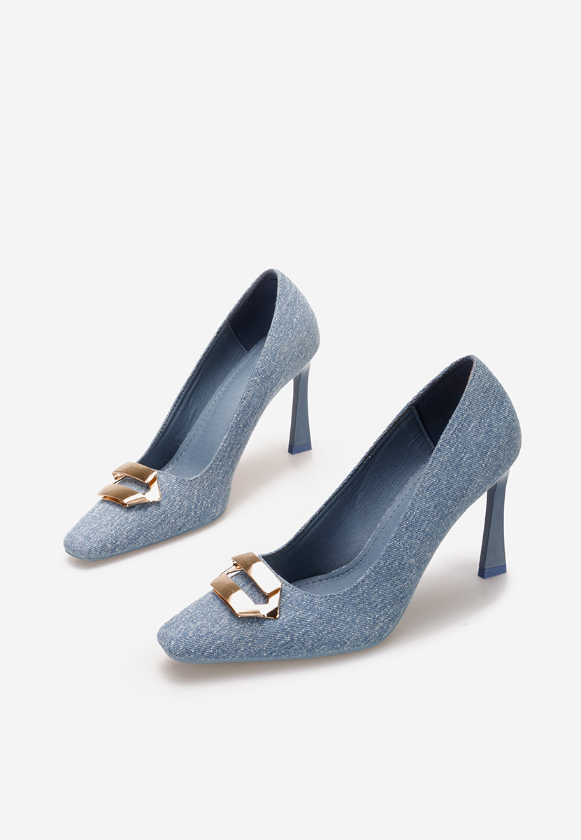 Denim lodičky do špičky Xeresa