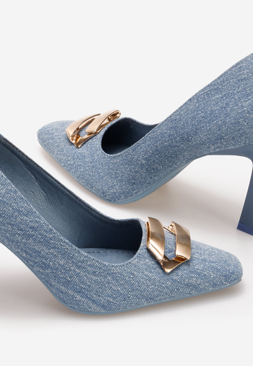 Denim lodičky do špičky Xeresa