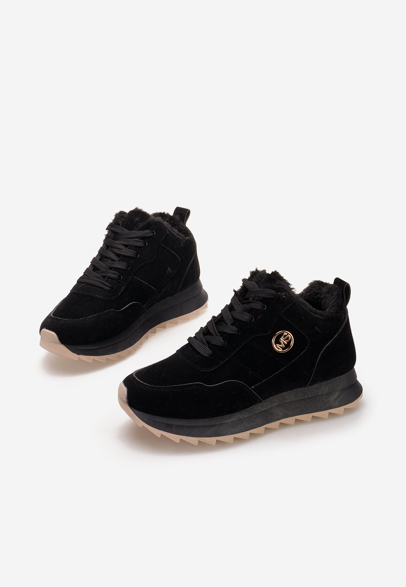 Černé zimní tenisky dámské Lavega