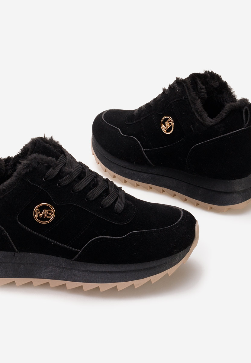 Černé zimní tenisky dámské Lavega