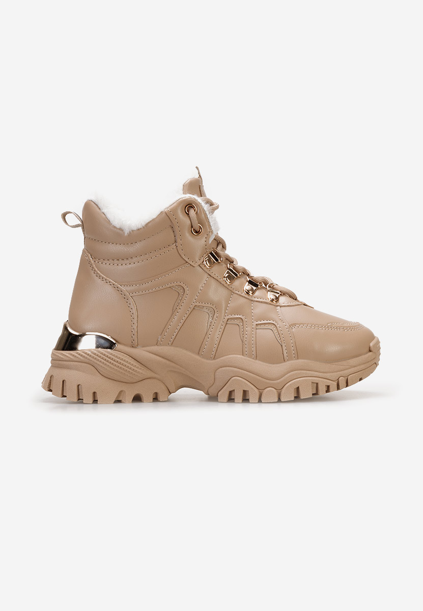 Khaki zimní tenisky dámské Vincia