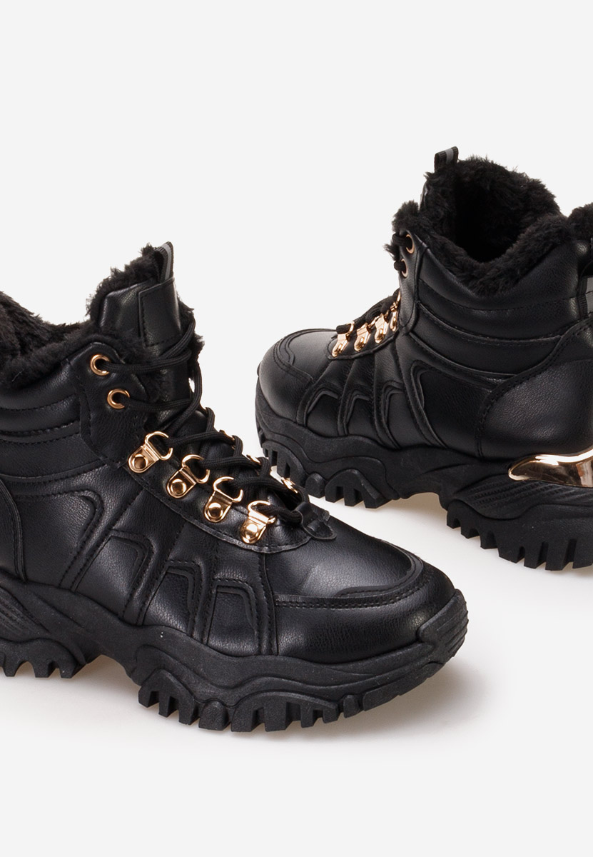 Černé zimní tenisky dámské Vincia