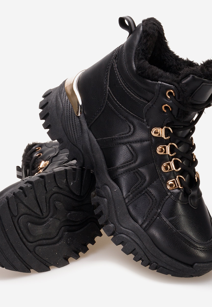 Černé zimní tenisky dámské Vincia