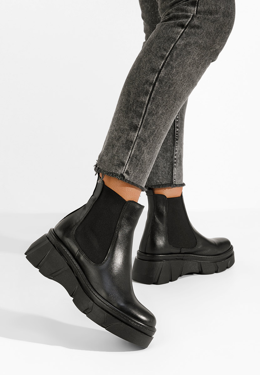 Černé dámské chelsea boty Avelyn