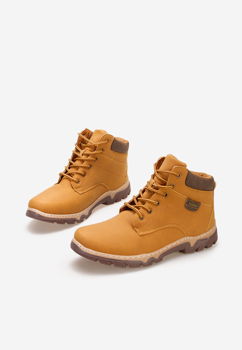 Camelové pánské kotníkové boty Regan