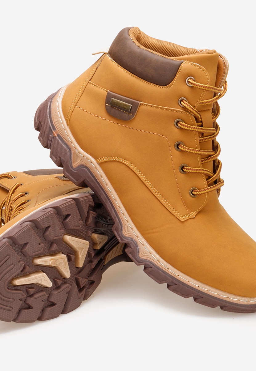 Camelové pánské kotníkové boty Regan