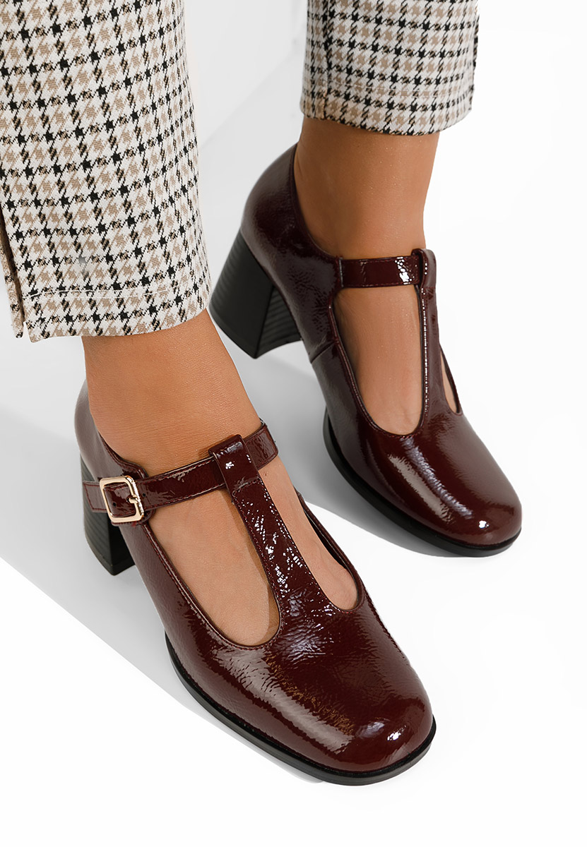 Bordové lodičky Vesita