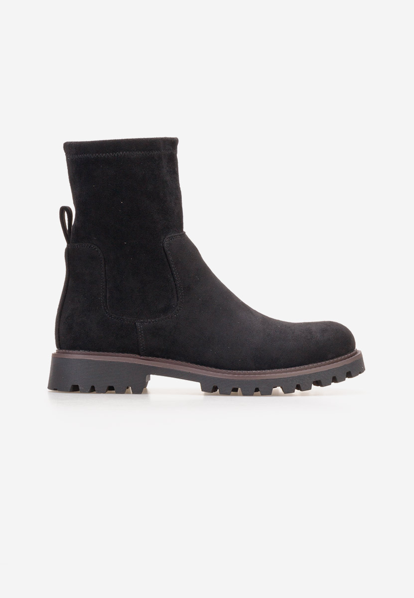 Černé dámské kotníková obuv Javana