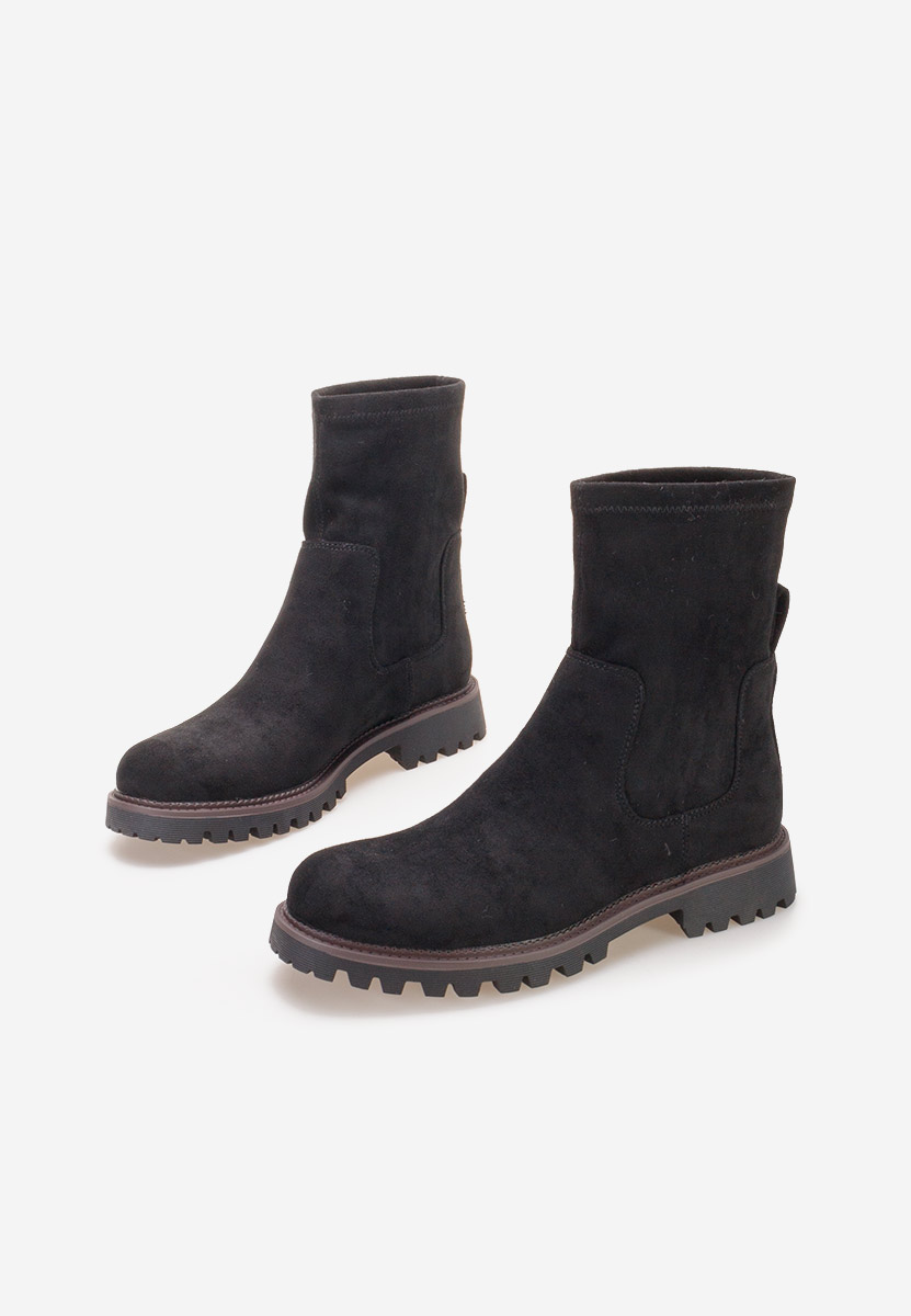 Černé dámské kotníková obuv Javana