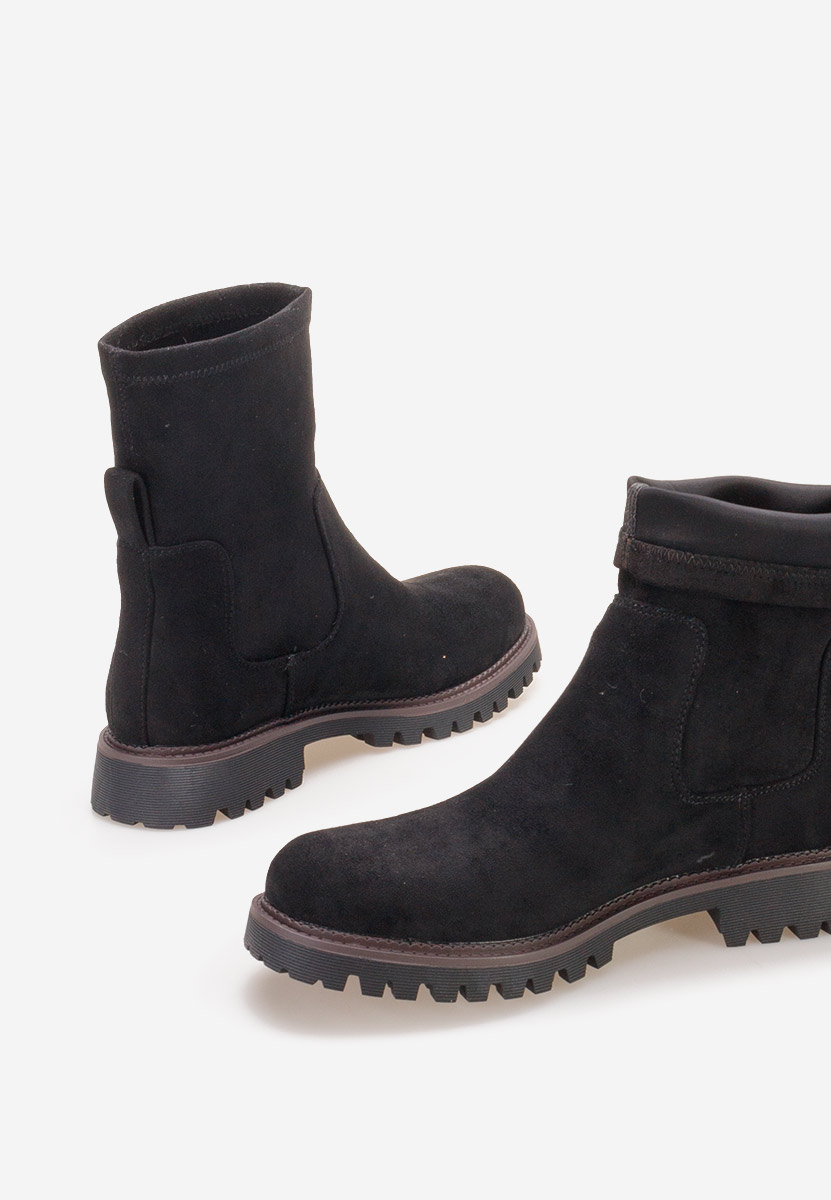 Černé dámské kotníková obuv Javana