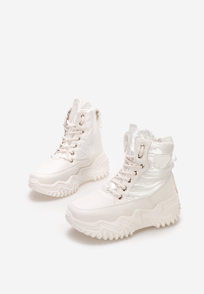 Béžové zimní tenisky dámské Nalonia