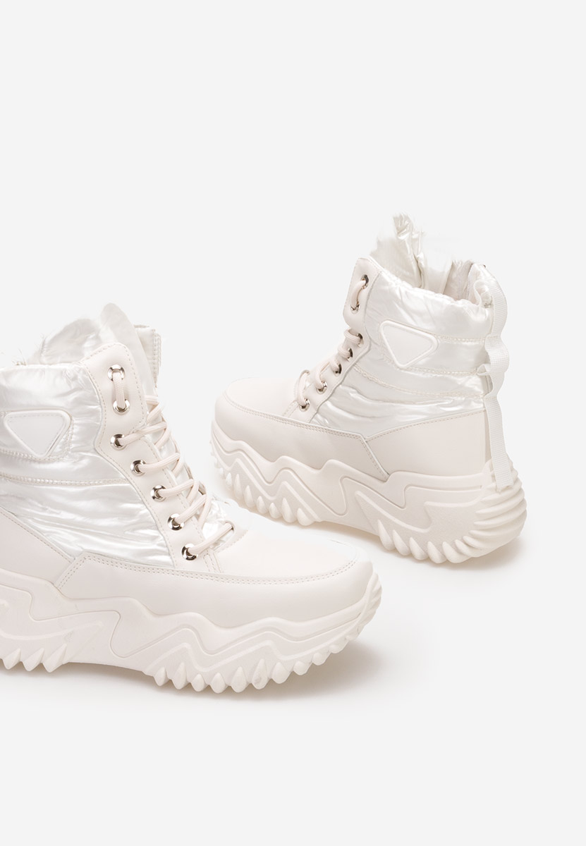 Béžové zimní tenisky dámské Nalonia