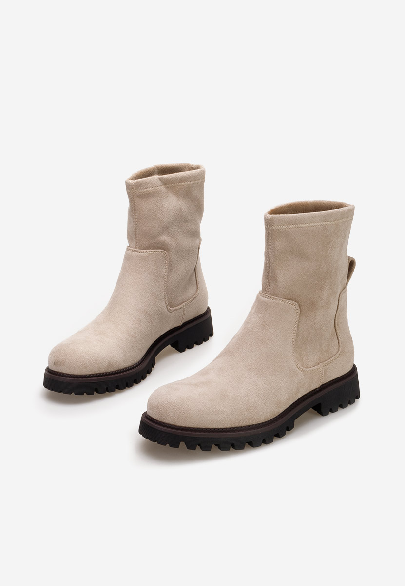 Béžové dámské kotníková obuv Javana