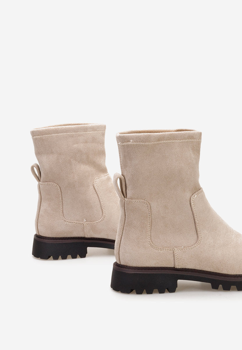 Béžové dámské kotníková obuv Javana