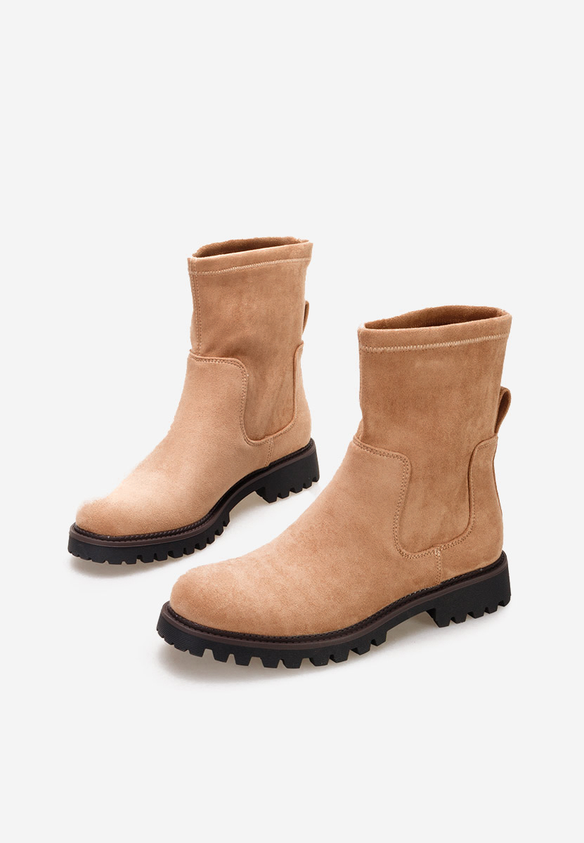 Camelové dámské kotníková obuv Javana
