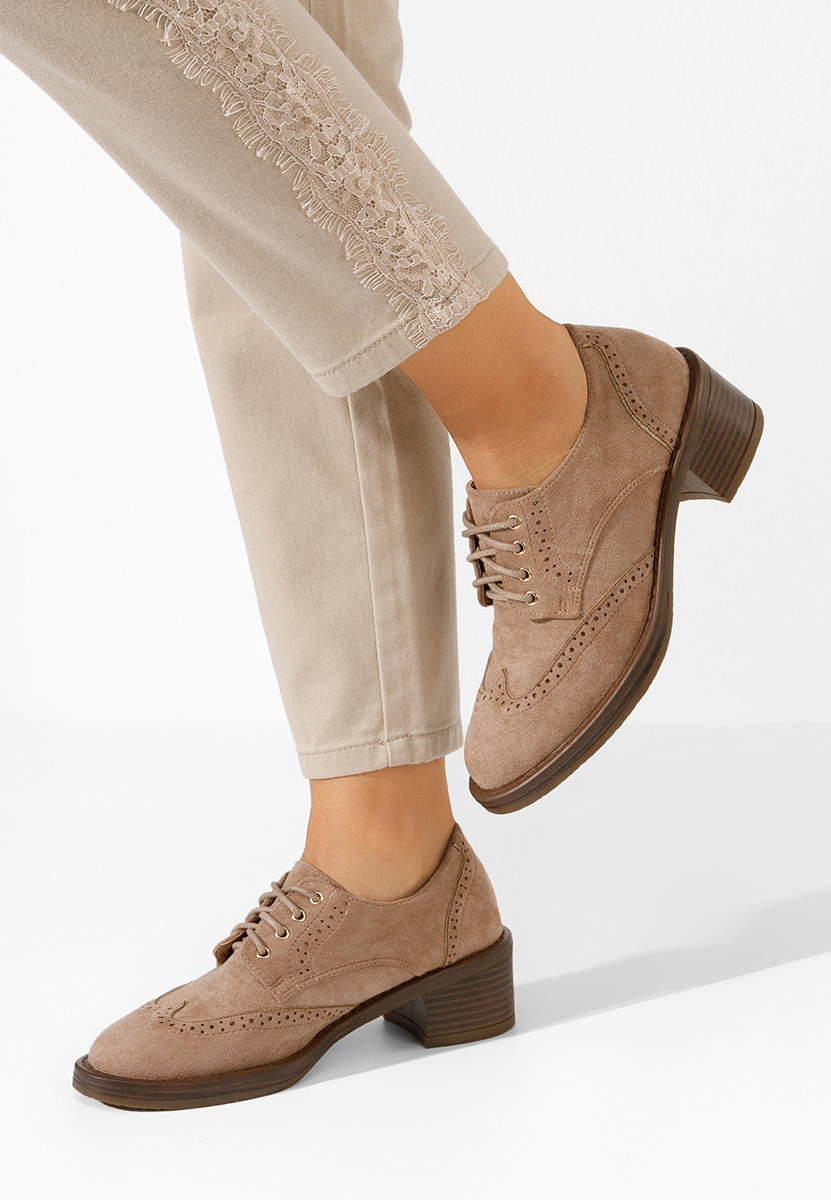 Khaki dámské polobotky Slick