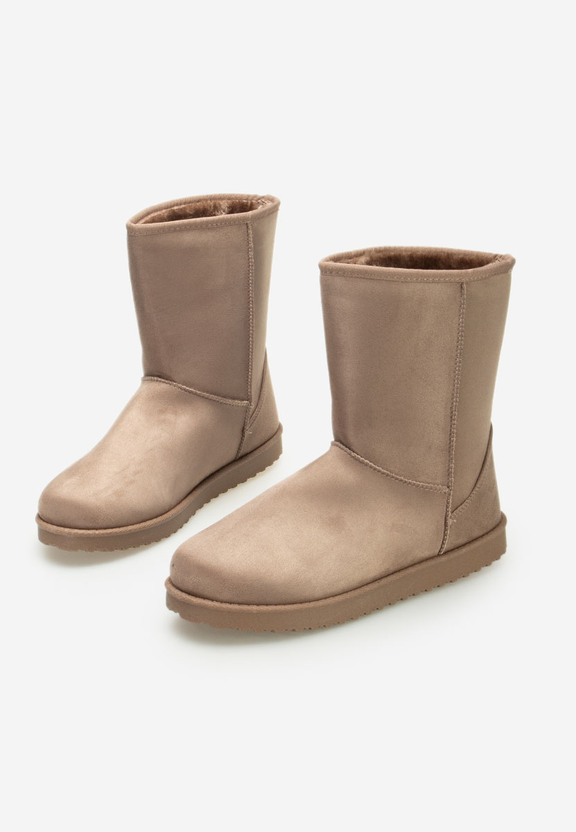 Camelové dámské válenky Ozira  kaki