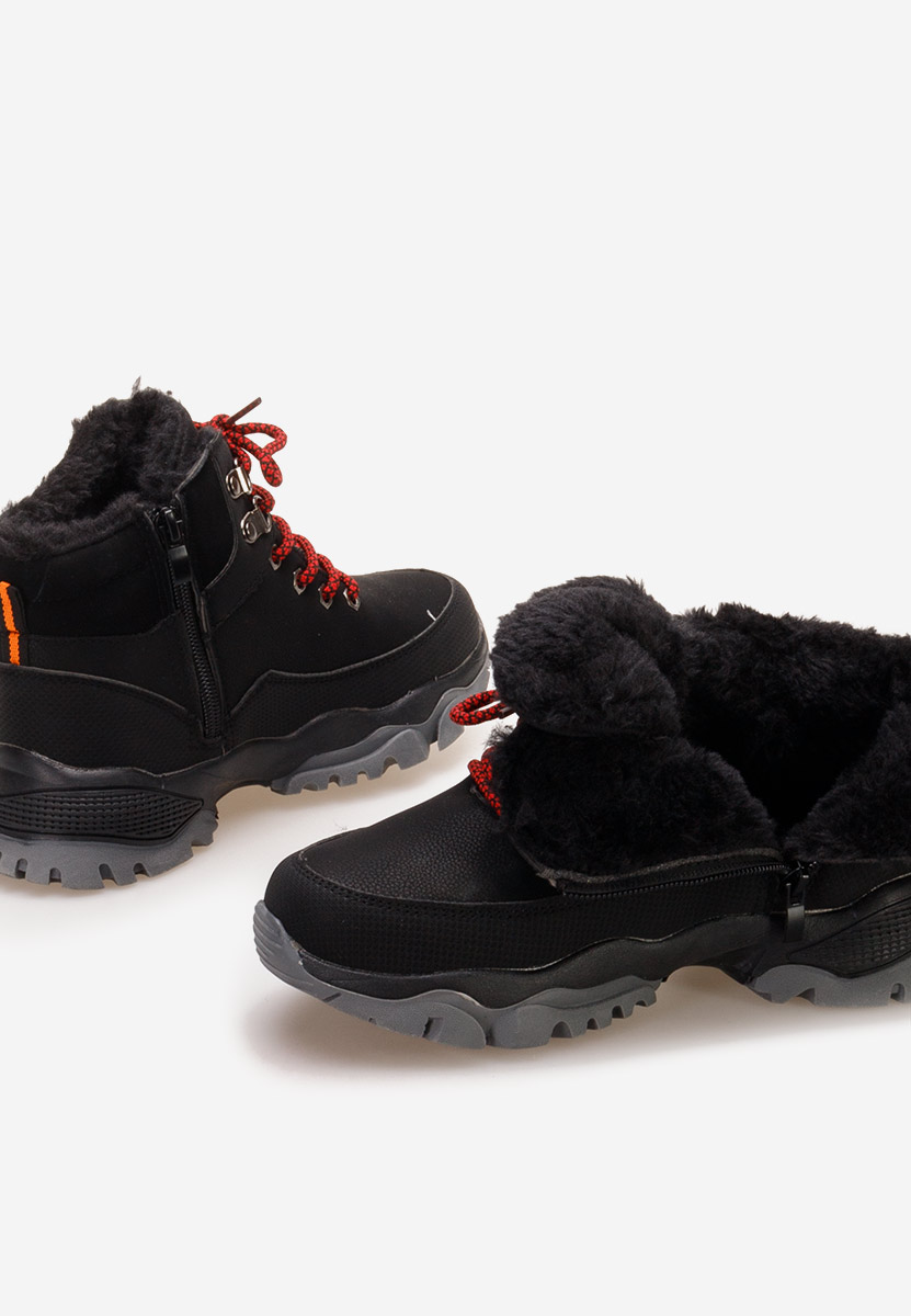 Černé chlapecké kotníkové boty Brodie