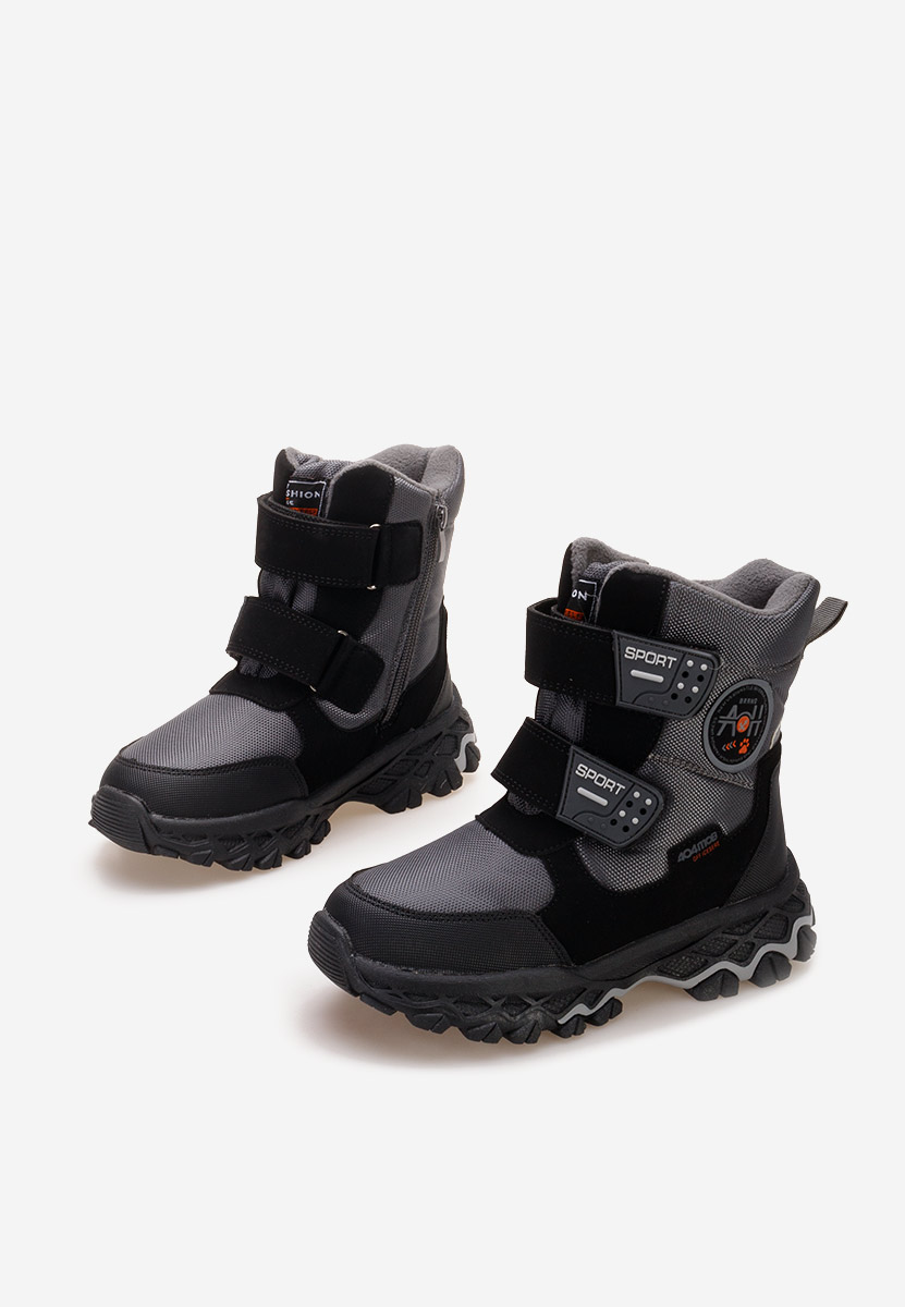 Šedé chlapecké kotníkové boty Forrest