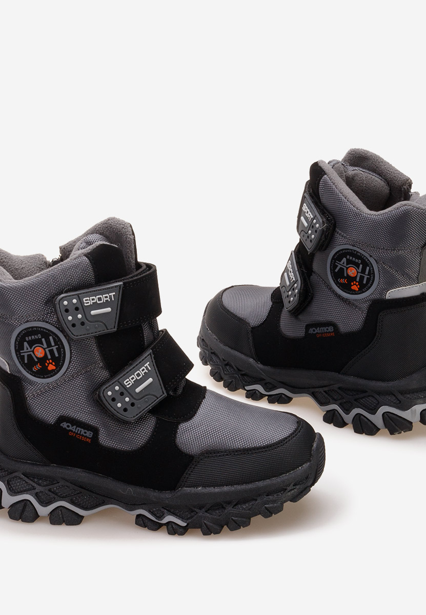 Šedé chlapecké kotníkové boty Forrest