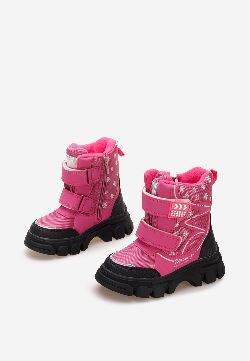 Ružové dívčí kotníkové boty Eileen