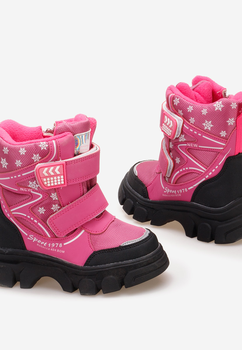 Ružové dívčí kotníkové boty Eileen