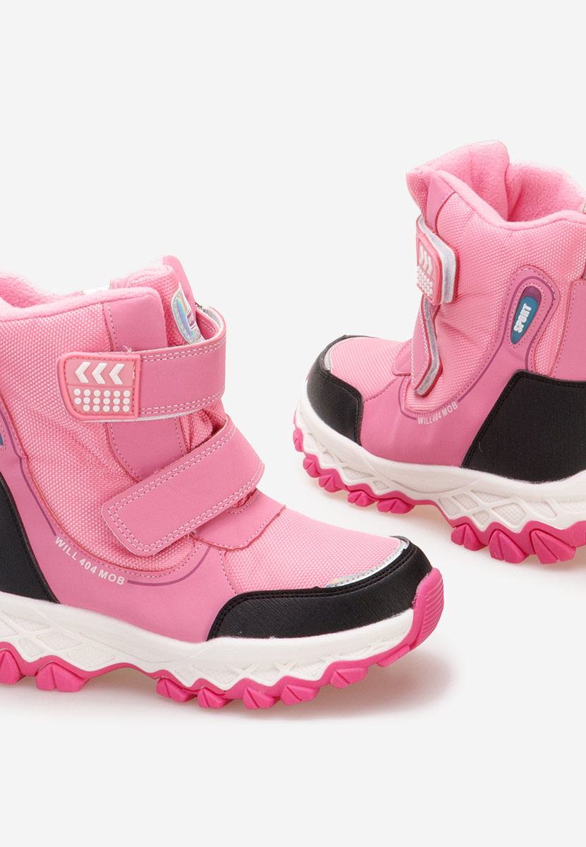 Ružové dívčí kotníkové boty Azalia